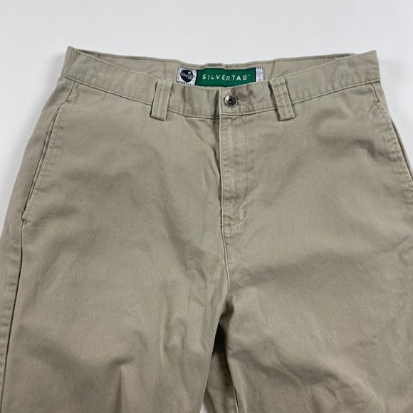Vintage Levi's Silver Tab Chino Khaki Pants Mens 32 x 30 Measures 33 x 28.25 - Picture 3 of 13